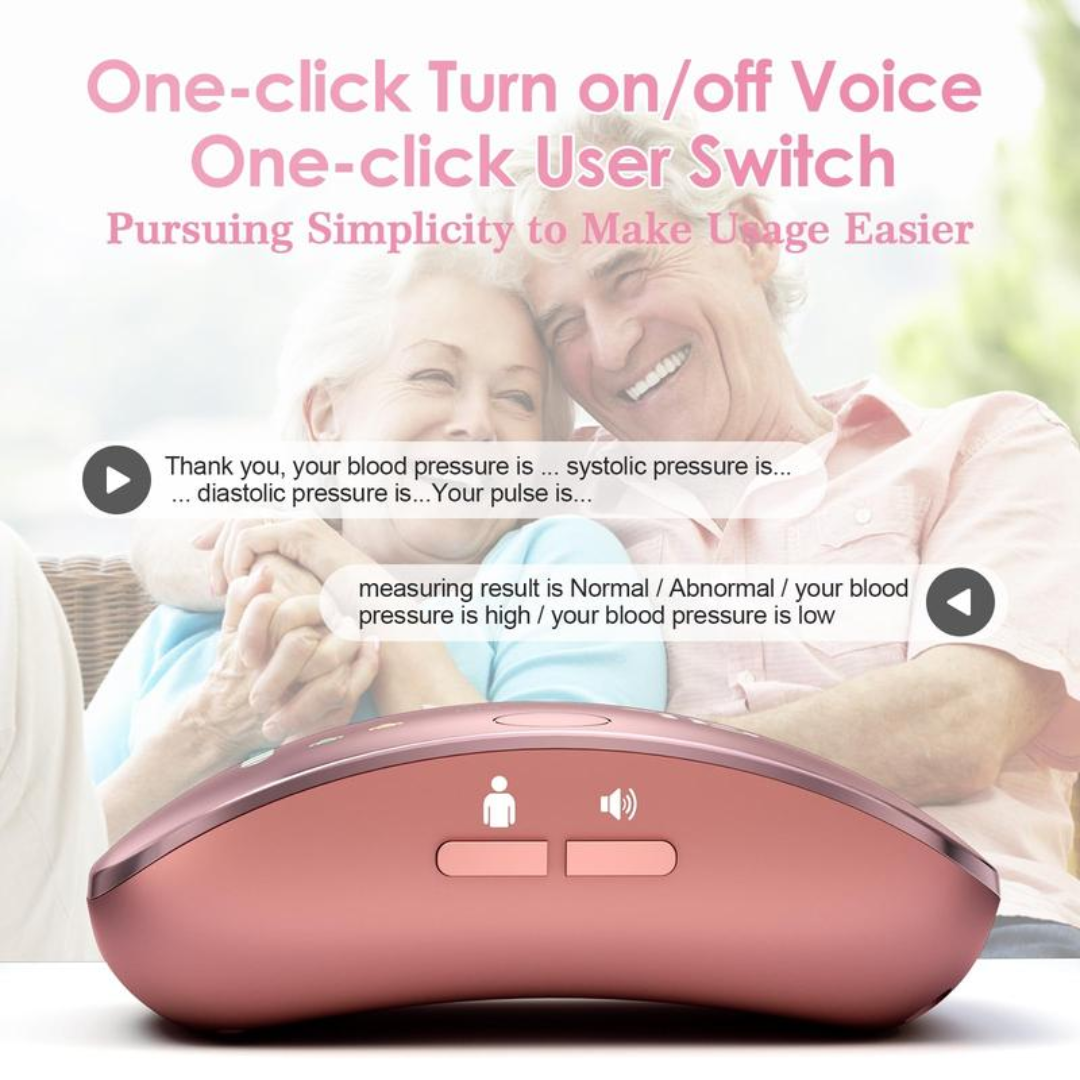 Voice-Assisted Wrist Blood Pressure Monitor