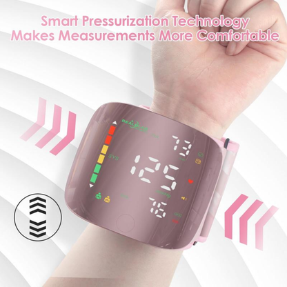 Voice-Assisted Wrist Blood Pressure Monitor